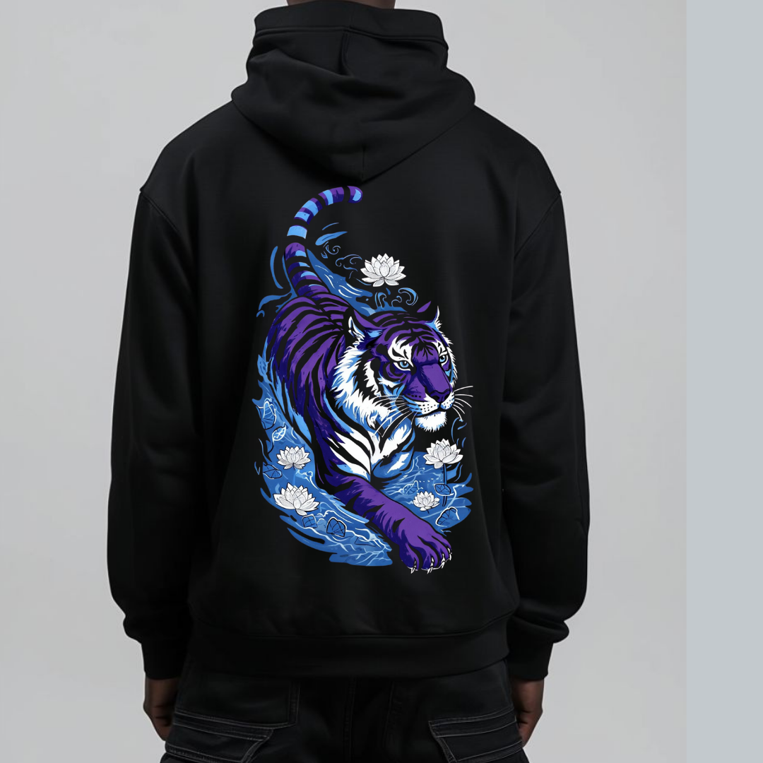 Purple Tiger Hoodie